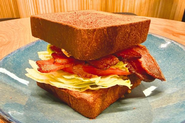 Arcade Downtown in Riverside serves a BLT on thickly sliced bakhouse sourdough. (Photo by Fielding Buck/The Press-Enterprise/SCNG)