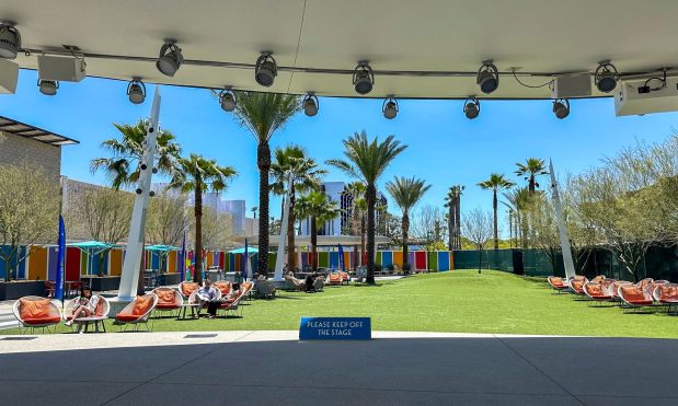 The Downtown Disney Live stage in Anaheim, CA, on Tuesday, May 7, 2024. (Photo by Jeff Gritchen, Orange County Register/SCNG)