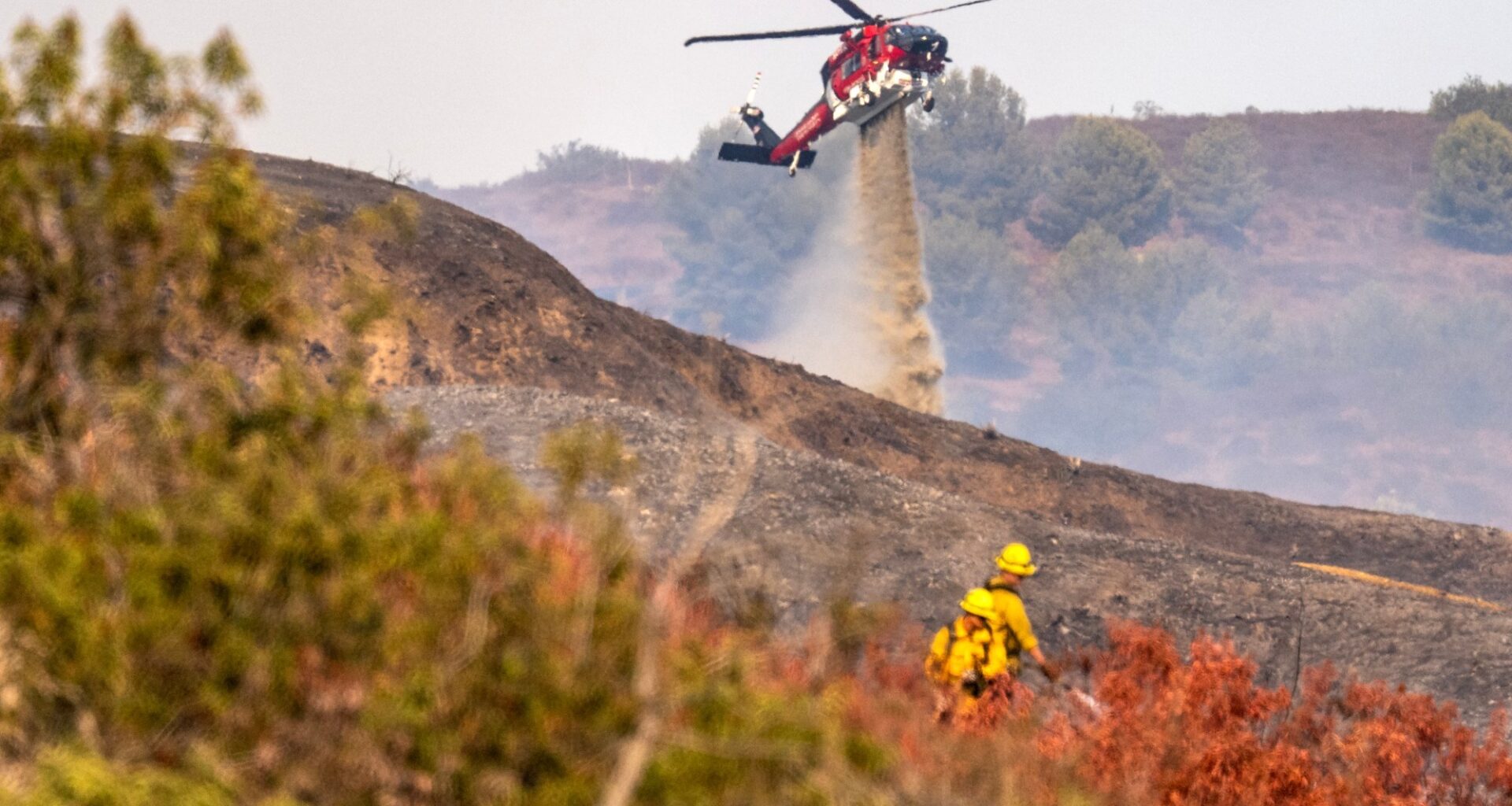 Gibby fire off Ortega Highway in Orange County burns more than 200 acres; forward progress stopped – Orange County Register