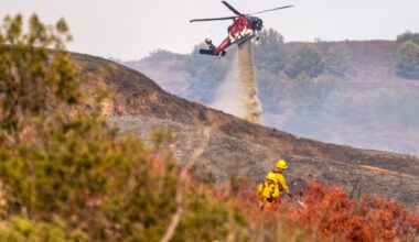 Gibby fire off Ortega Highway in Orange County burns more than 200 acres; forward progress stopped – Orange County Register