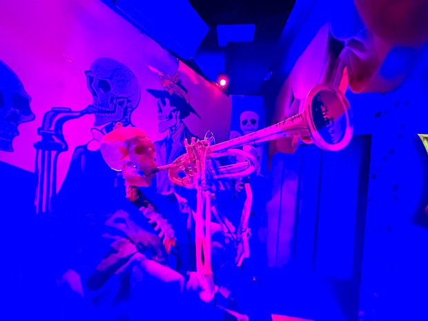 The Inked haunted maze during Knott's Scary Farm at Knott's Berry Farm. (Photo by Brady MacDonald, Orange County Register/SCNG)
