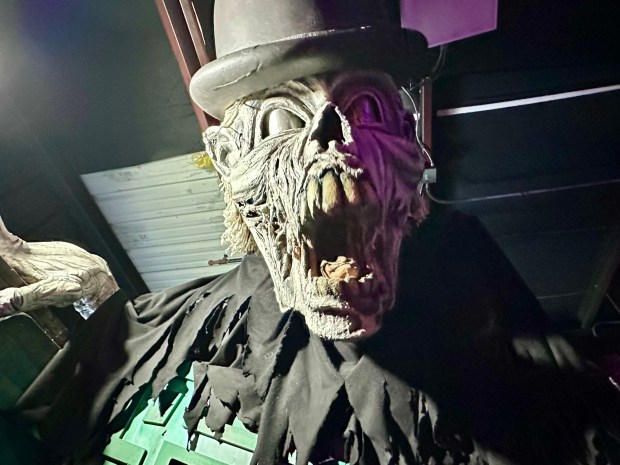 The Inked haunted maze during Knott's Scary Farm at Knott's Berry Farm. (Photo by Brady MacDonald, Orange County Register/SCNG)