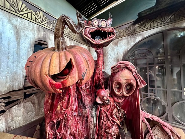 The Inked haunted maze during Knott's Scary Farm at Knott's Berry Farm. (Photo by Brady MacDonald, Orange County Register/SCNG)