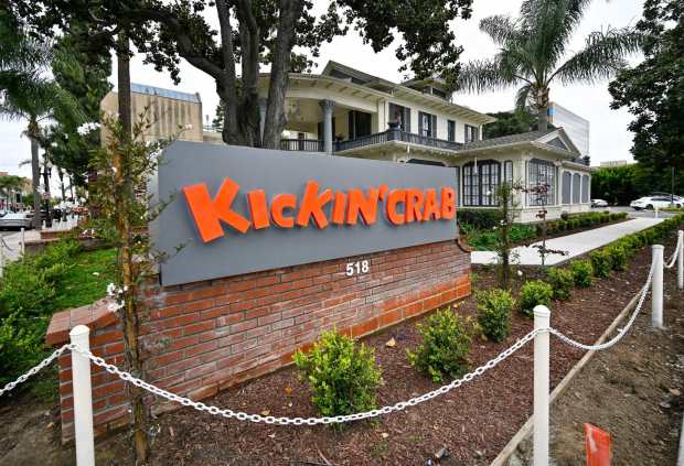 Kickin' Crab's new location in Santa Ana, CA, on Thursday, April 17, 2025. (Photo by Jeff Gritchen, Orange County Register/SCNG)