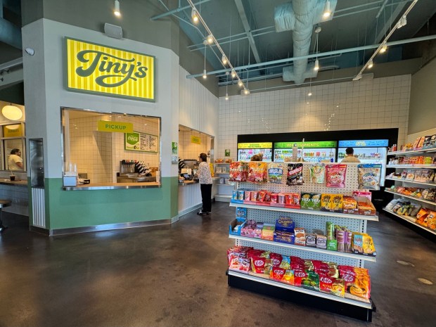 Tiny's Burger, chef Sang Yoon burger-and-bodega concept, at South Coast Plaza in Costa Mesa opened in June 2026. (Photo by Brock Keeling, Orange County Register/SCNG)