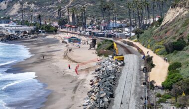 Coastal erosion suspends trains between San Diego and Orange counties