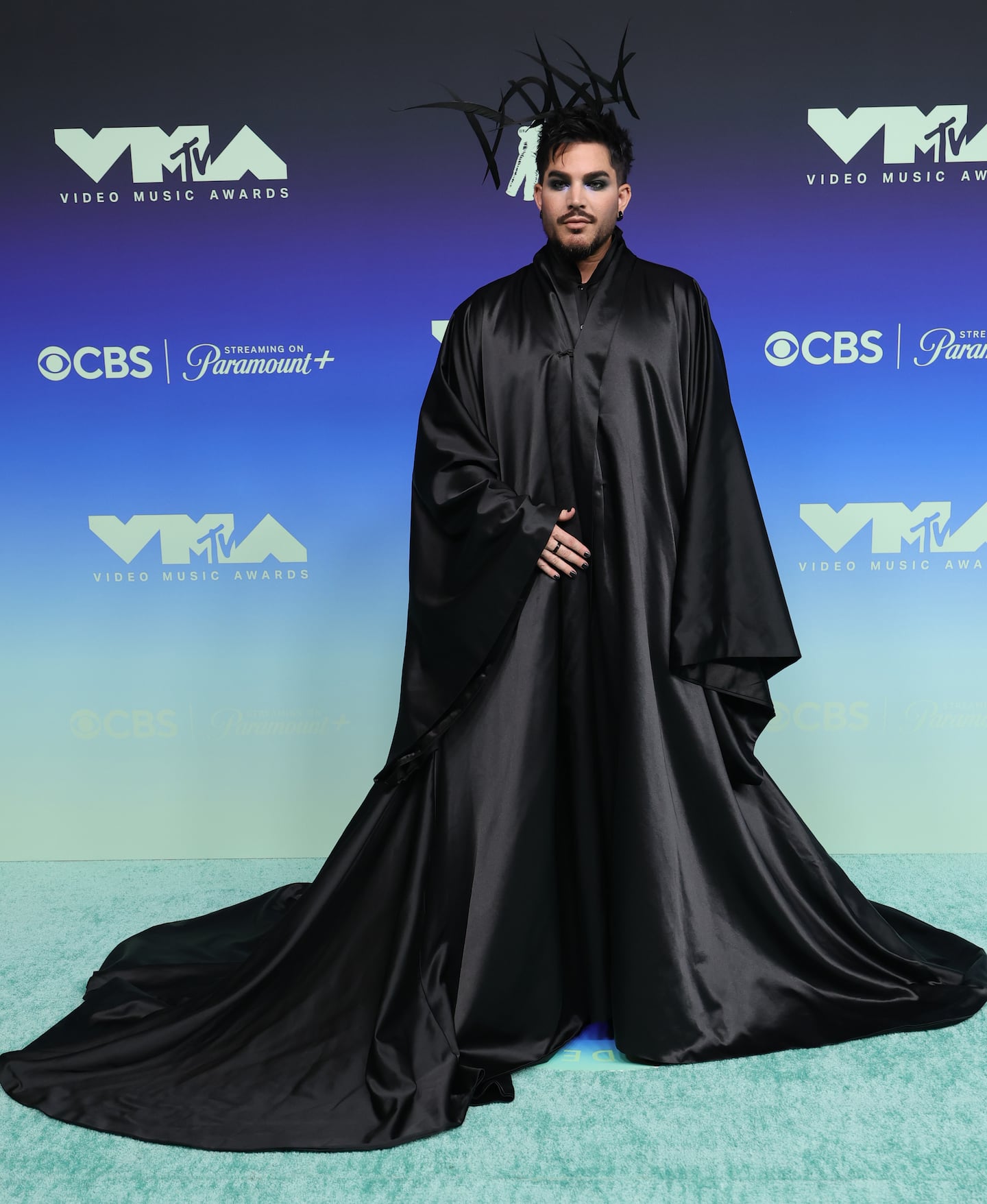 Adam Lambert attended the MTV Video Music Awards at the Peacock Theater in Los Angeles on Sept. 27.