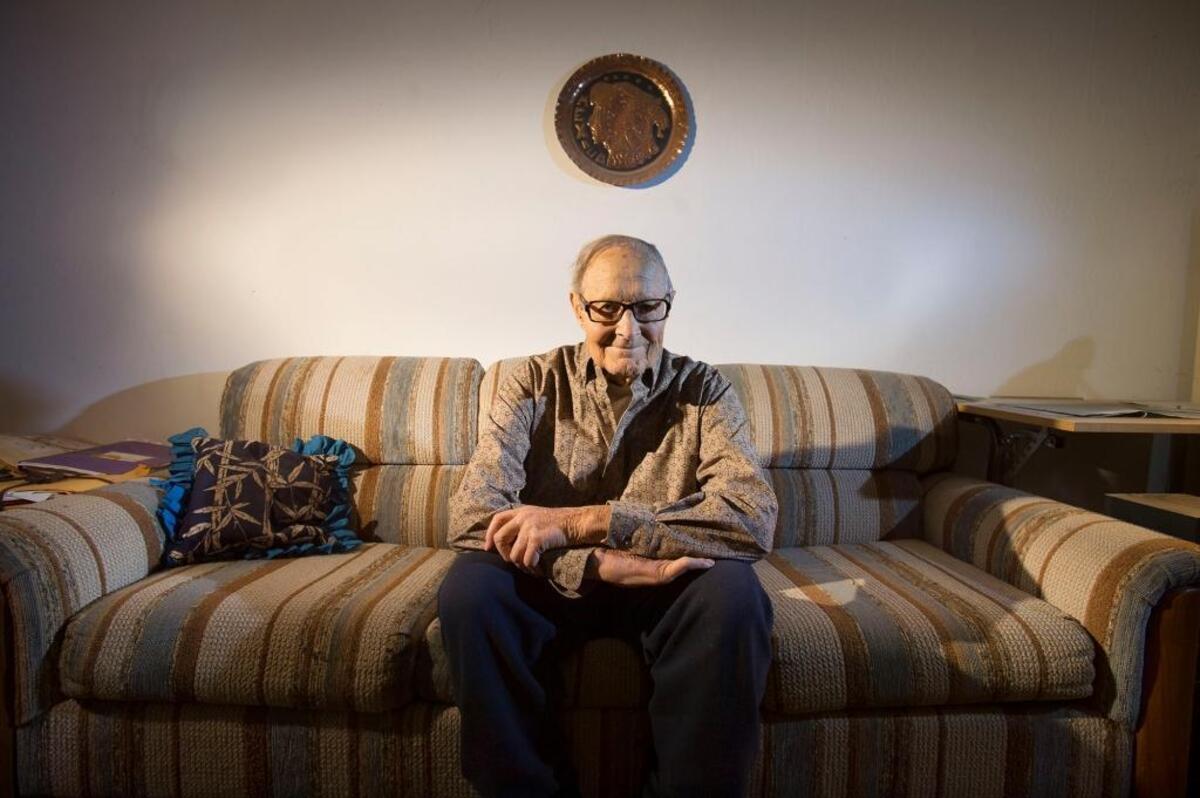 Sacramento-area philanthropist Ernest Tschannen sits in his Orangevale home on in 2015.