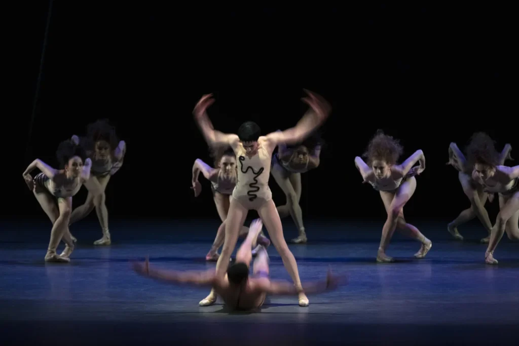 New York City Ballet in Jerome Robbins' The Cage. Photo courtesy of the artists.