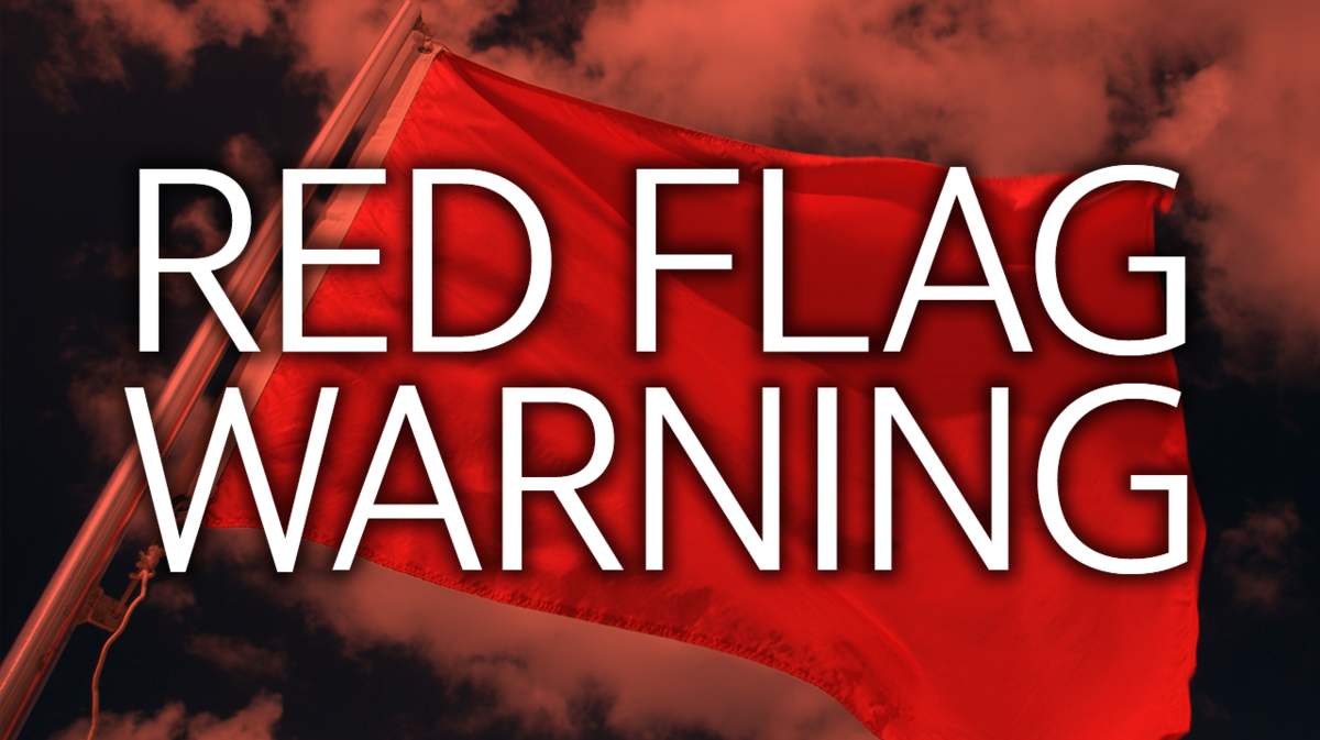 Red flag warning issued for wildfire risk in Northern CA