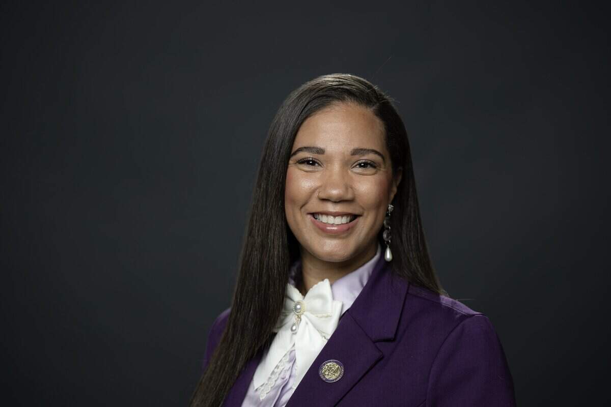 Ashley Faison-Maddox, founder and CEO of Diamond Collective, a nonprofit dedicated to providing long-term support to survivors of human trafficking, poses for a portrait after being recognized as one of this year's Change Makers on Saturday, July 11, 2026.