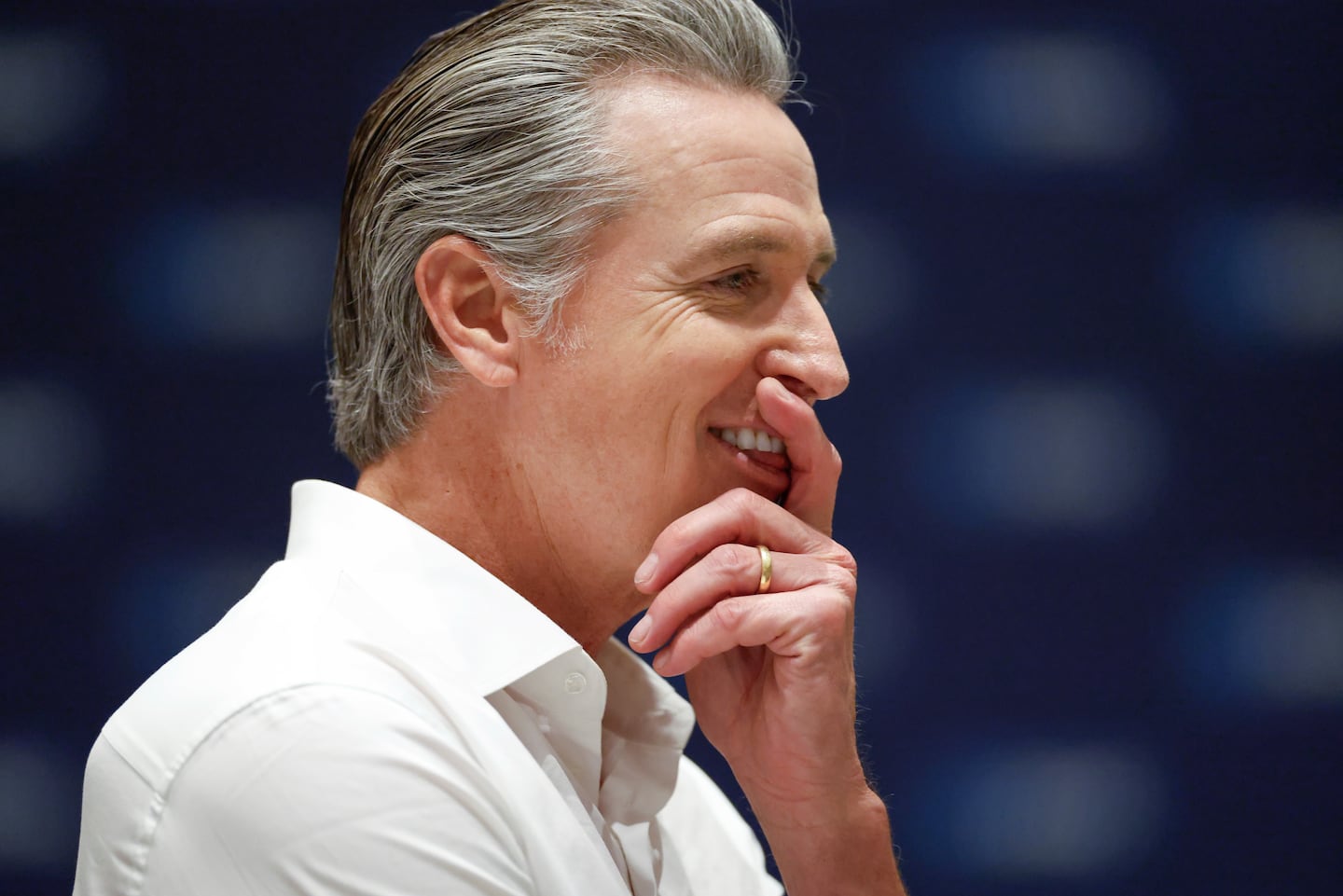 California Gov. Gavin Newsom speaks at a rally on Sept. 5, 2026, in Monroe, N.C.