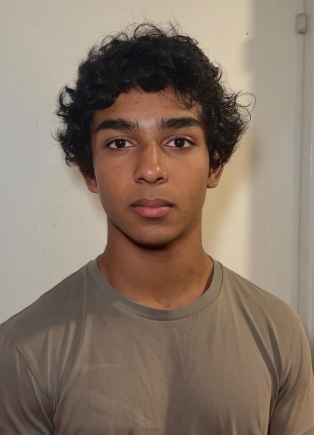 Zafir Rahman, 16, from Pleasanton, California poses for a photograph at his home on Monday, Sept. 20, 2026. He is voting for the first time in the 2028 presidential elections. (Anya Joseph/Mosaic)