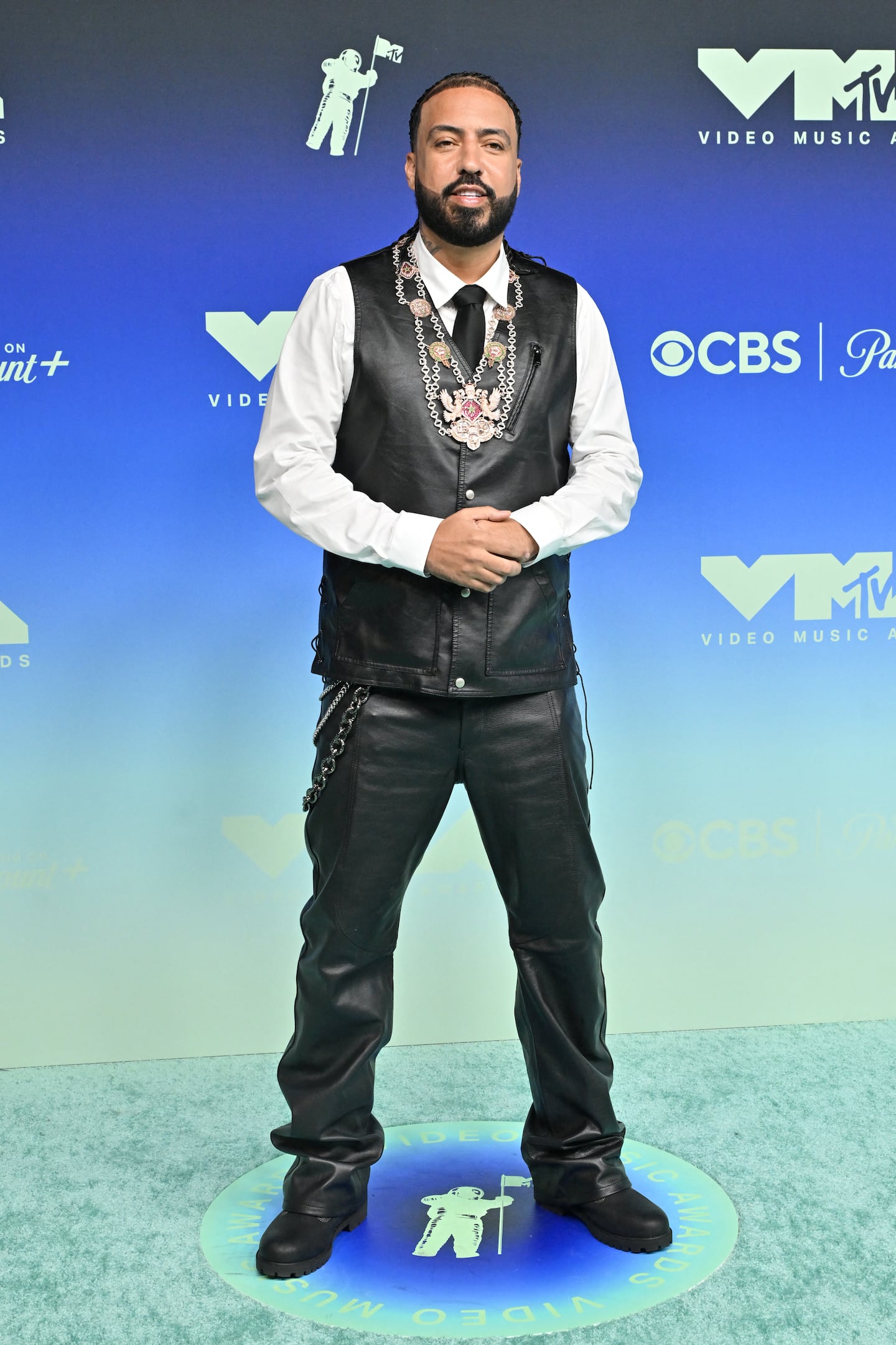 French Montana attended the MTV Video Music Awards at the Peacock Theater in Los Angeles on Sept. 27.