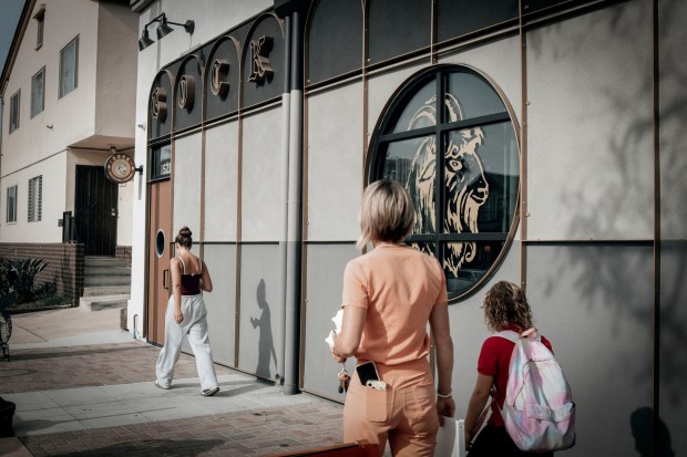Front entrance of Bock Bar on Thursday, August 20, 2026. (Photo by Sandy Huffaker for The San Diego Union-Tribune)