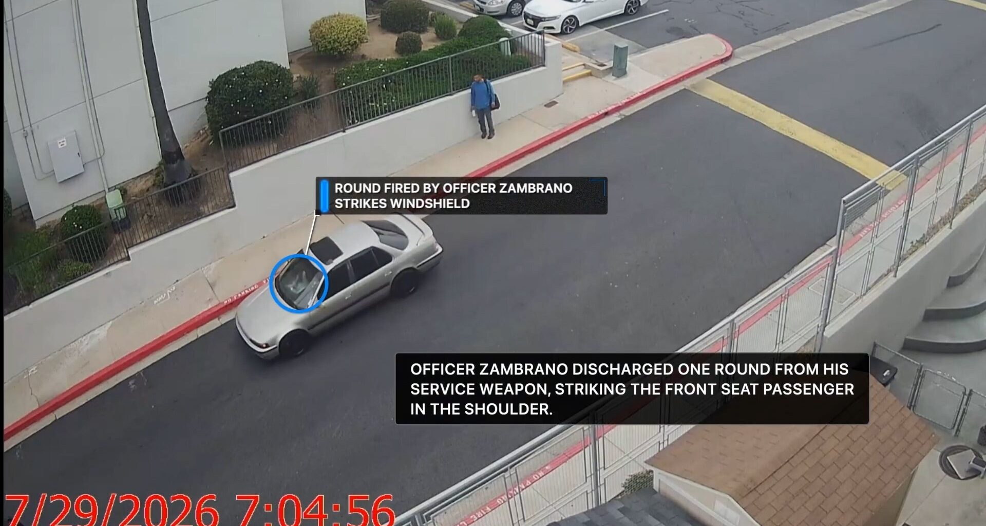 Video shows San Diego police officer shoot at suspected stolen vehicle in San Ysidro, wounding man – San Diego Union-Tribune