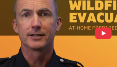 Fire Department encourages residents to complete at-home wildfire evacuation exercise