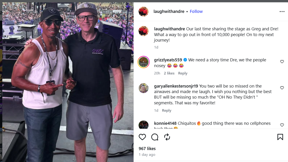 Greg and Dre retire after 25 years on Q97.1