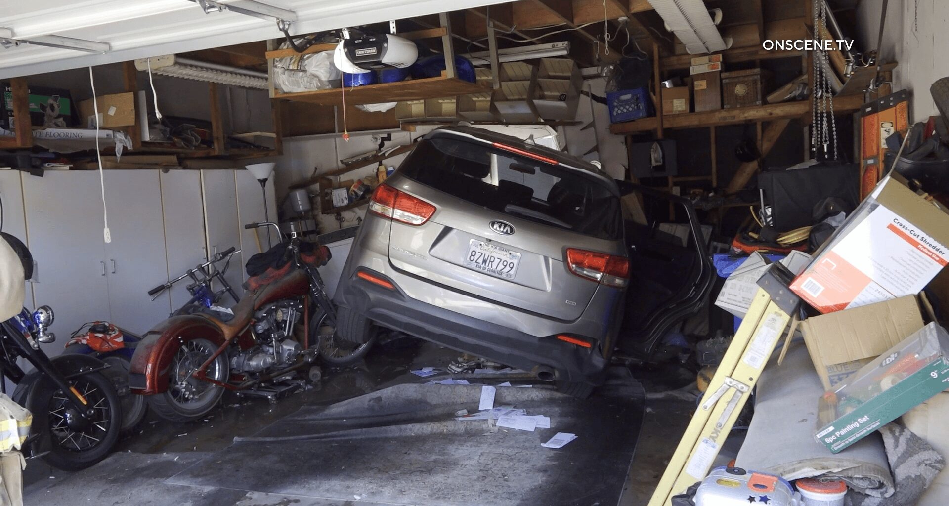 SUV Crashes Through Garage Wall In Stanton – ONSCENE.TV