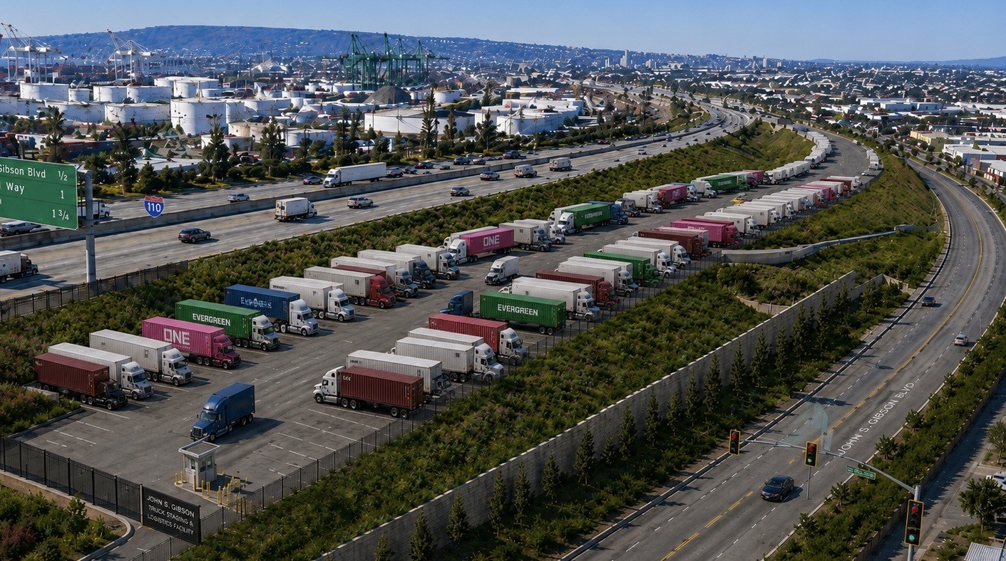LA harbor commission approves truck parking project near Wilmington – Daily Breeze
