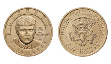 Heads or tails? $1 coin with Trump's face, gold finish to go on sale