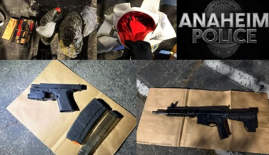 Two alleged firearms sales suspects arrested by Anaheim gang detectives; drugs and ammo seized