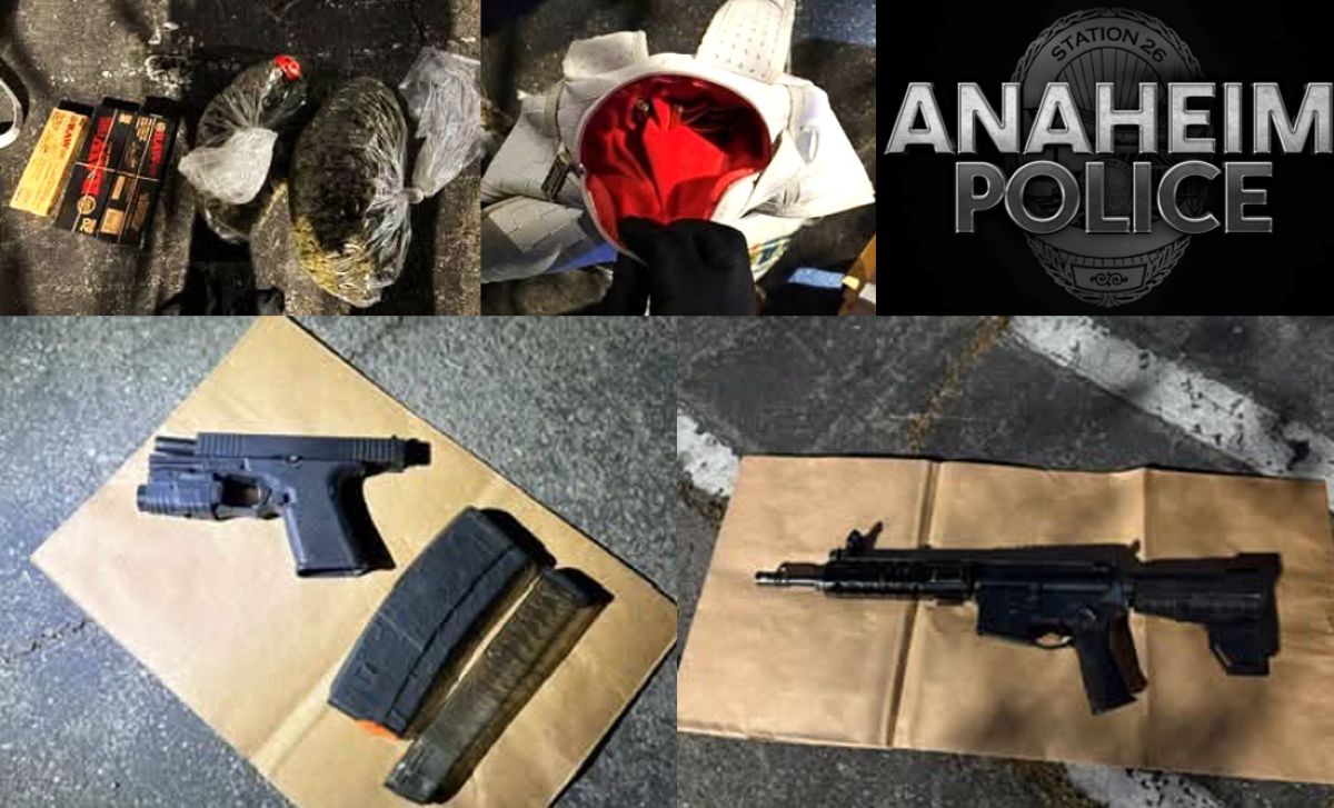 Two alleged firearms sales suspects arrested by Anaheim gang detectives; drugs and ammo seized
