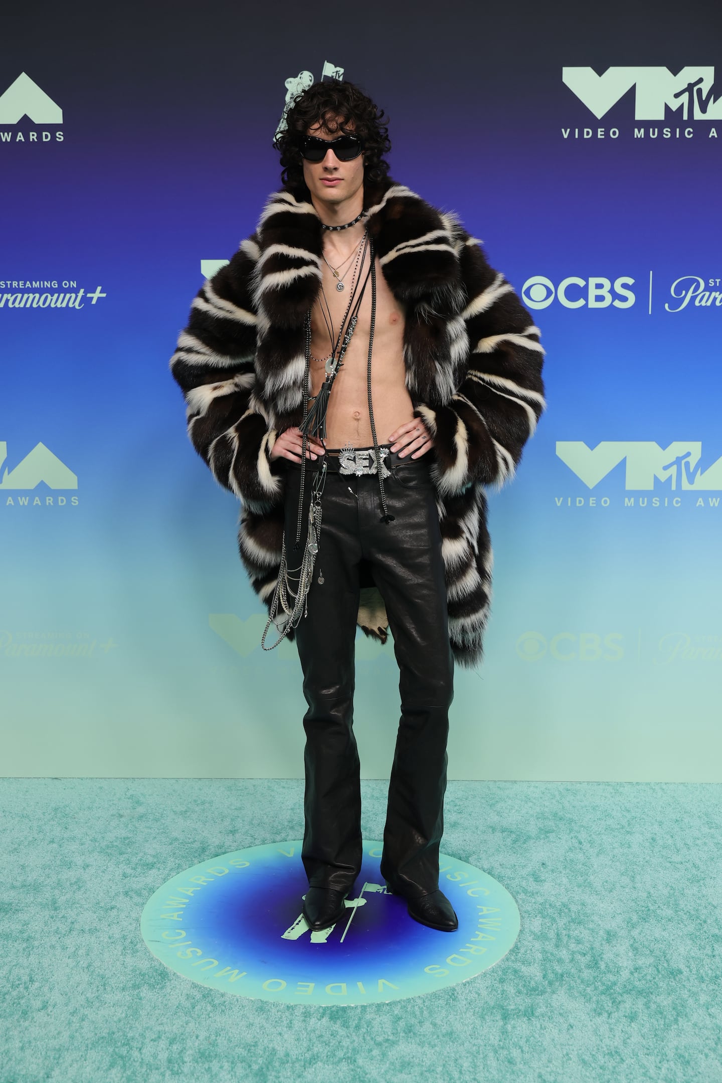 Sombr attended the 2026 MTV Video Music Awards (VMAs) at Peacock Theater on Sept. 27, in Los Angeles.