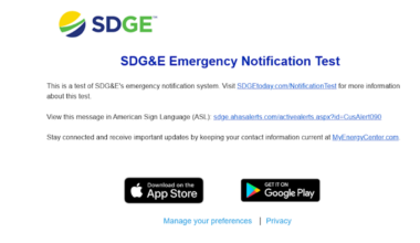 SDG&E tests emergency notification system with texts, calls, emails – NBC 7 San Diego