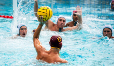 Trojan men’s water polo storm Beach, Waves for pair of top-10 wins