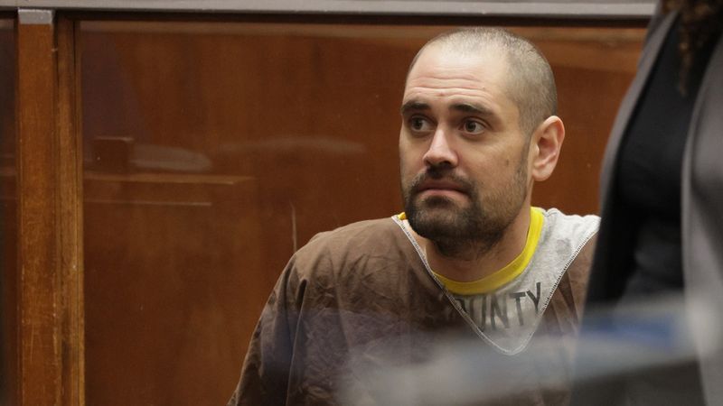 Nick Reiner pleads not guilty today to two counts of first-degree murder in the deaths of his parents, Rob Reiner and Michele Singer Reiner, with public defense attorney, Kimberly Green, during his arraignment on murder charges for the deaths of his parents, Rob and Michele Reiner, Monday, Feb. 23, 2026, in Los Angeles. (Chris Torres/Pool Photo via AP)