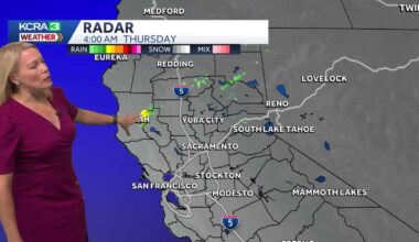 Northern California forecast shows very warm Thursday expected