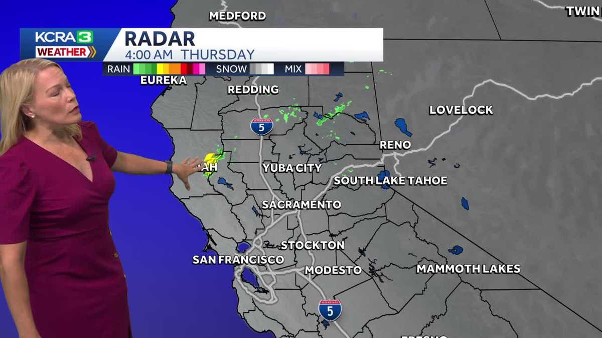 Northern California forecast shows very warm Thursday expected