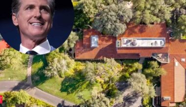 California Governor Gavin Newsom lists his $7.5 million Sacramento-area mansion: Inside the 8.2-acre Fair Oaks estate with 7 bedrooms, 12 bathrooms, tennis court and 5,000-bottle wine cellar