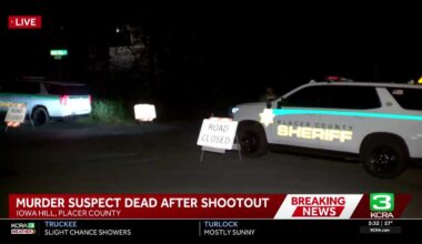 Man wanted for murder dead after shootout with Placer County deputies