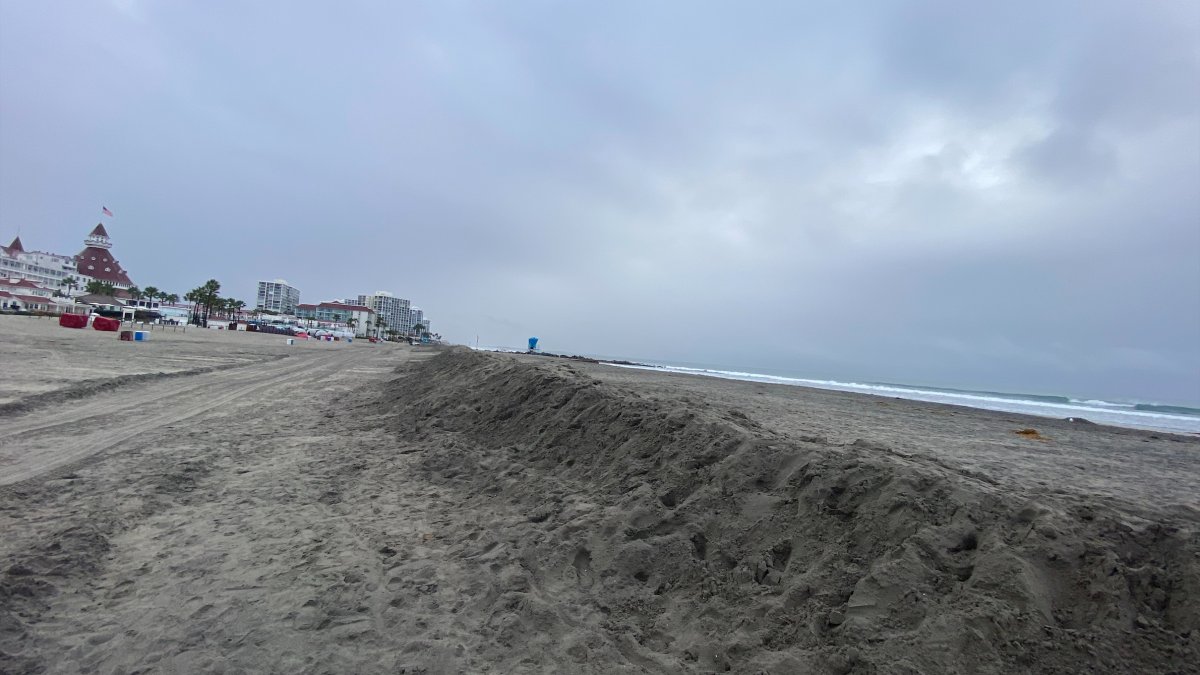 San Diego crews begin making berms on beaches to prepare for El Niño – NBC 7 San Diego