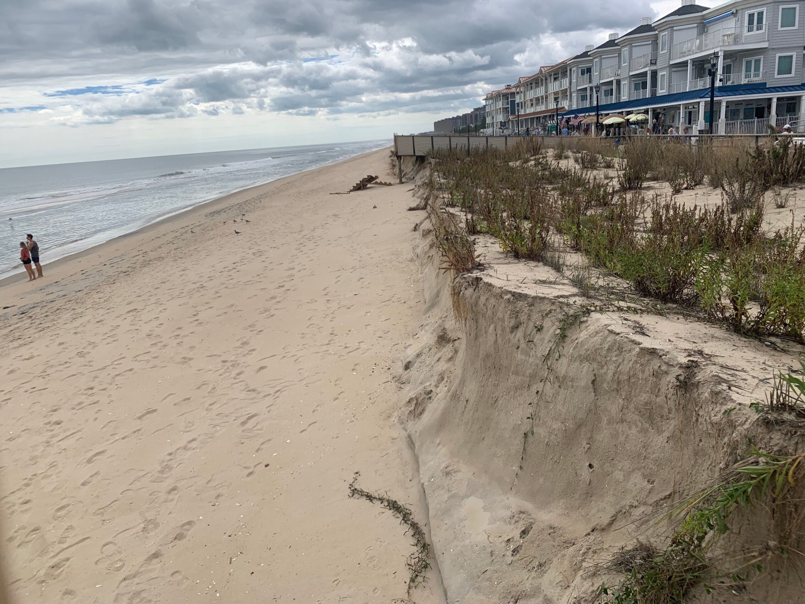 A drop-off at Bethany Beach