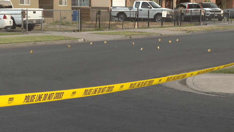 June 25th, Woman shot multiple times in a southeast Fresno neighborhood (photo: FOX26 photojournalist Byron Solorio)