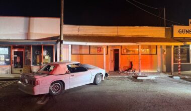 Driver arrested after Mustang crashes into Orangevale building, CHP says