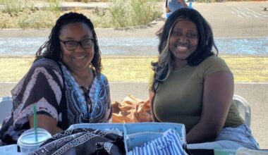 Vendors representing maternal health support at the 40x40 Neighborhood Empowerment Day at the Parker Community Resource Center in East Oakland. Photo by Carla Thomas.