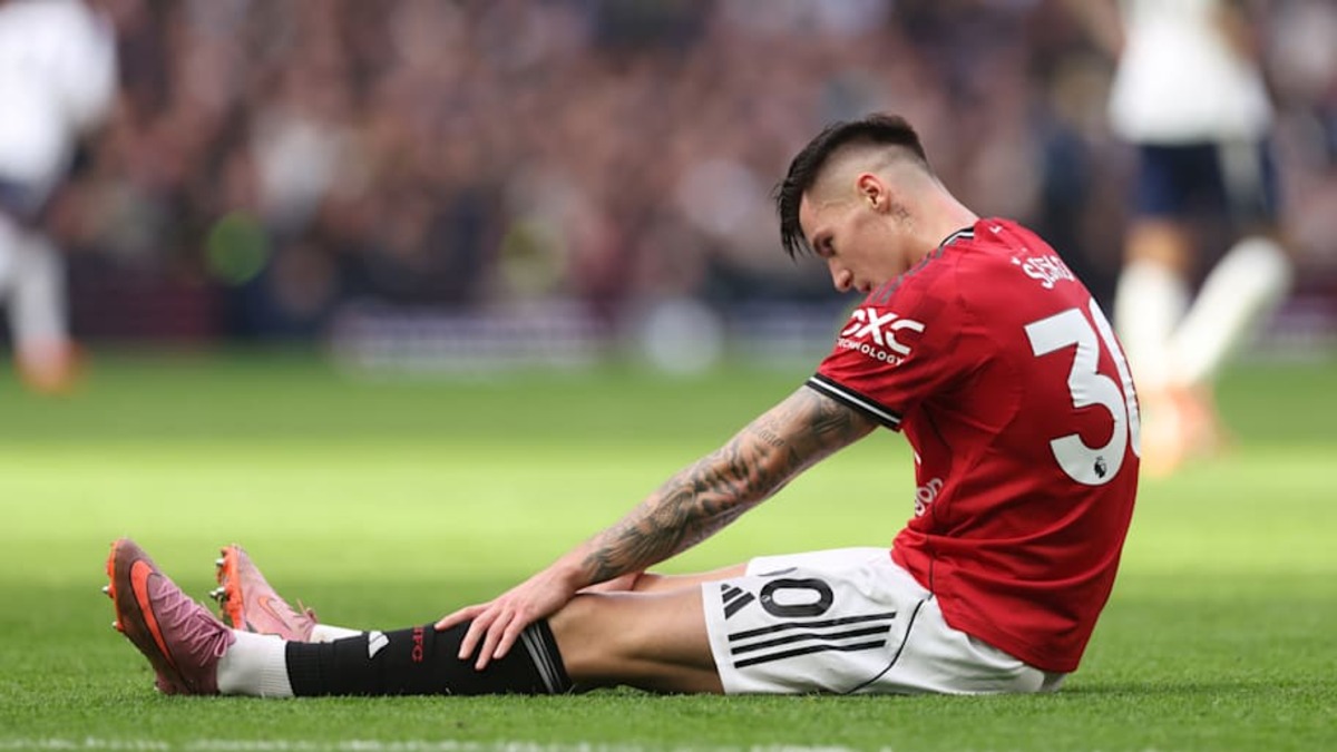  Benjamin Šeško first sustained this injury last spring. | Catherine Ivill/AMA/Getty Images 