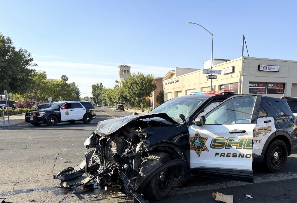 FCSO Vehicle Smashes into Bus While Chasing Wrong-Way Driver