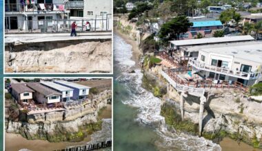 UC Santa Barbara students move back to homes on eroding California cliffs