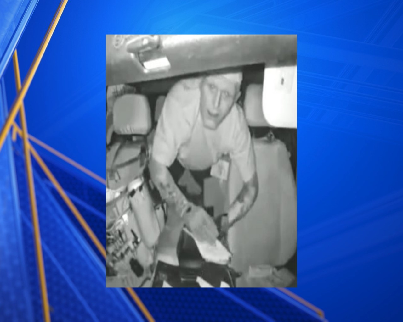 Bakersfield police seek suspect in vehicle burglary at DoubleTree hotel parking lot