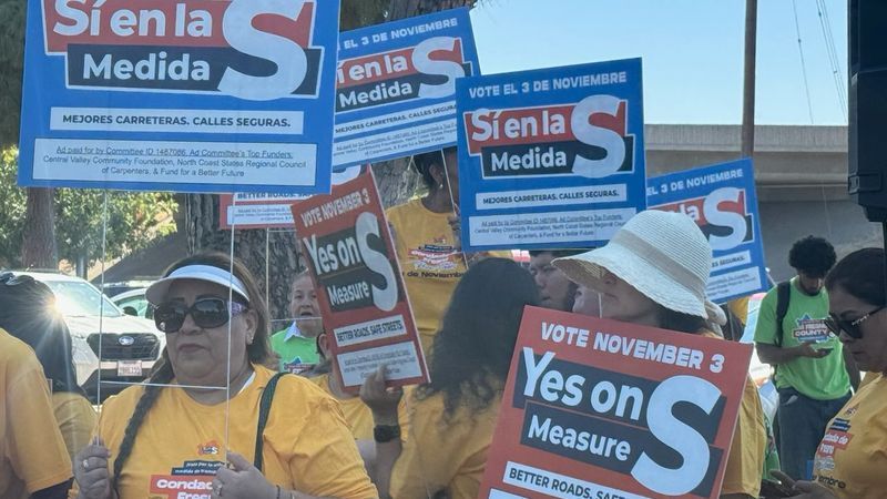 Measure S campaign officially launches ahead of November vote in Fresno County. (Photo: FOX26 Photojournalist Bert Montelongo)