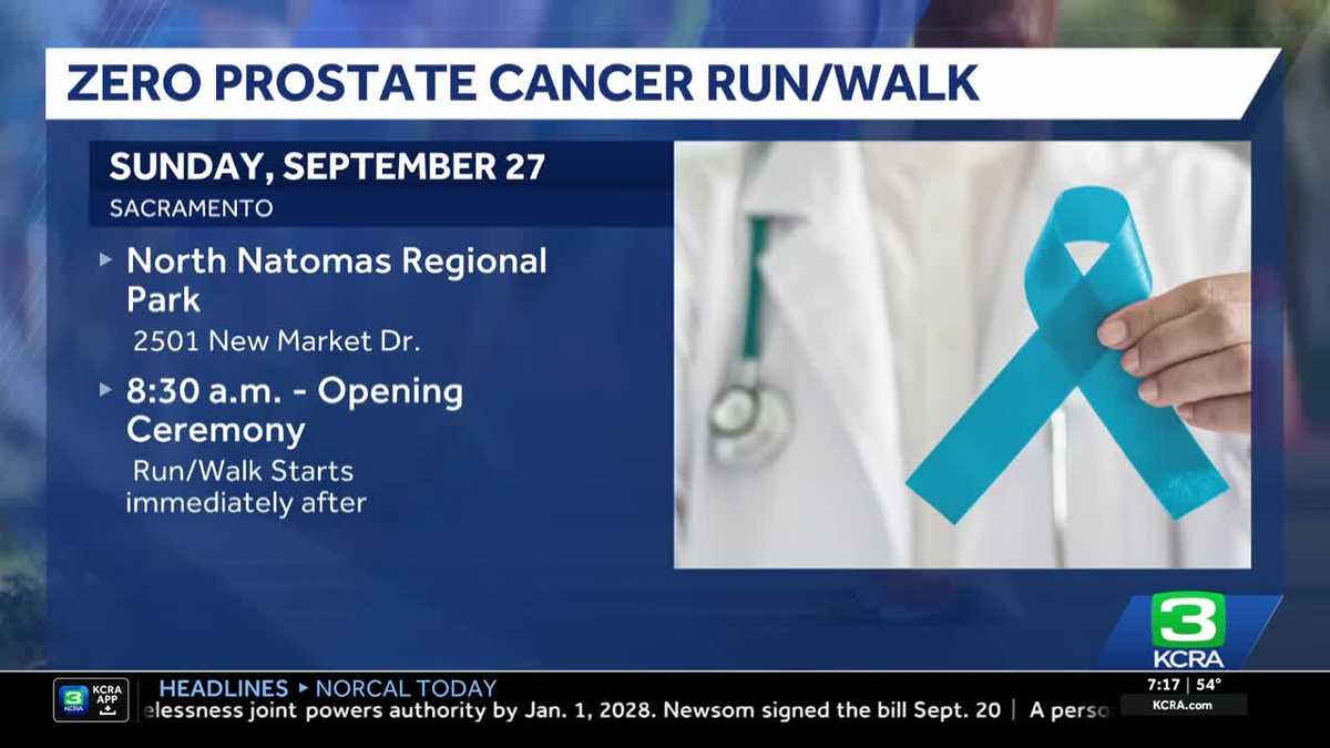 Sacramento ZERO Prostate Cancer Run/Walk is this weekend