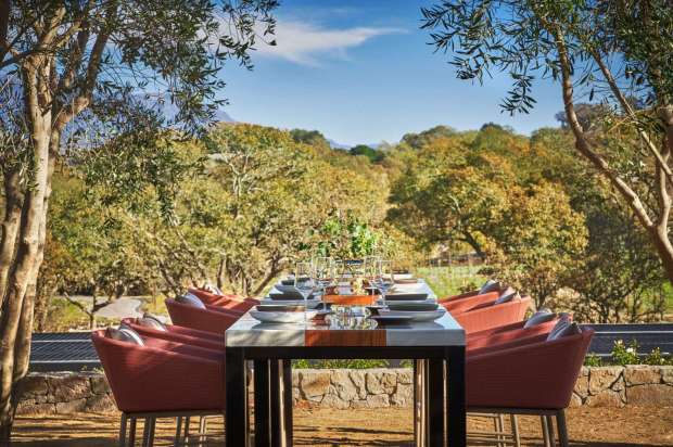 Olive Terrace at Montage Healdsburg. (Christian Horan Photography)
