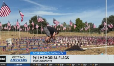 West Sacramento 9/11 memorial grows from 14 flags to thousands 25 years later