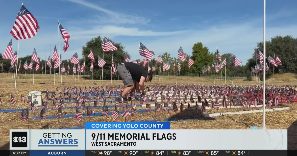 West Sacramento 9/11 memorial grows from 14 flags to thousands 25 years later
