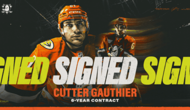 Ducks Sign Gauthier to Six-Year Contract